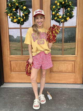 CUSTOMIZABLE Checkered Game day PREORDER