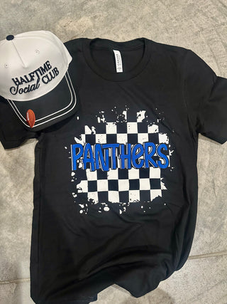 Panthers Checkered Tee