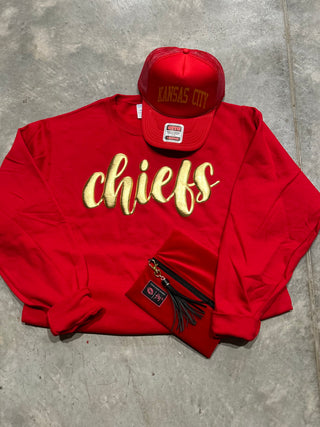 gold Puff Kansas City- red Sweatshirt
