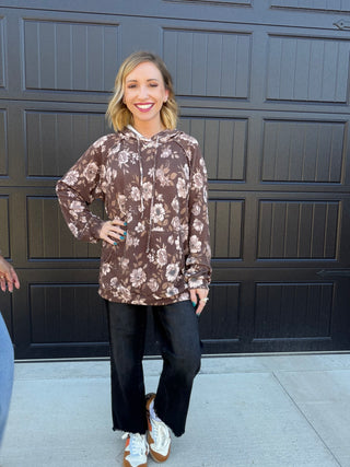 Antique Floral Hoodie