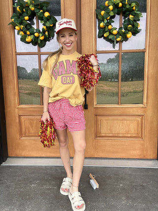 CUSTOMIZABLE Checkered Game day PREORDER