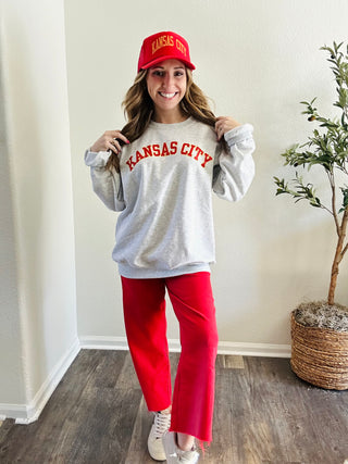 gold Puff Kansas City- red Sweatshirt