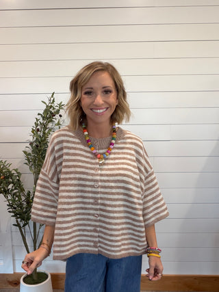 Holly Stripe Top Mocah