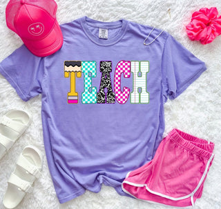 Teach Block Graphic Tee