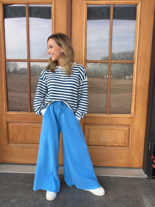 Cozy Striped Pullover Top