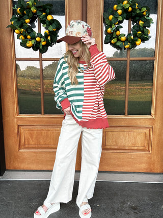 Golden Hour Stripe Pullover