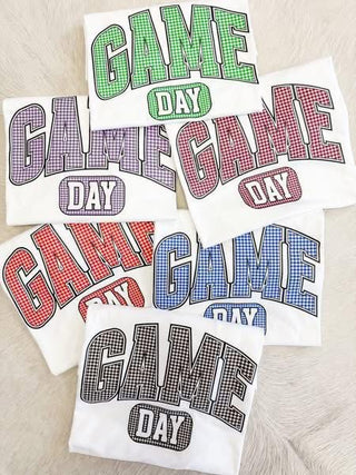 CUSTOMIZABLE Checkered Game day PREORDER