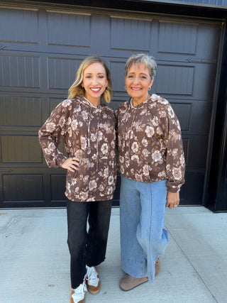 Antique Floral Hoodie
