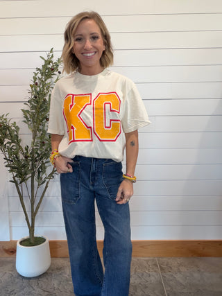 KC basic beige tee