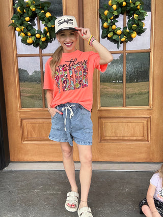CUSTOMIZABLE Floral Neon Team Name Preorder