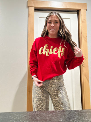 gold Puff Kansas City- red Sweatshirt