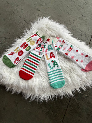 Holiday Fuzzy Socks