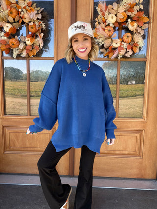 Classic Blue Marlin Sweater
