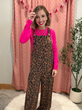 Leopard Urban Rib Overalls