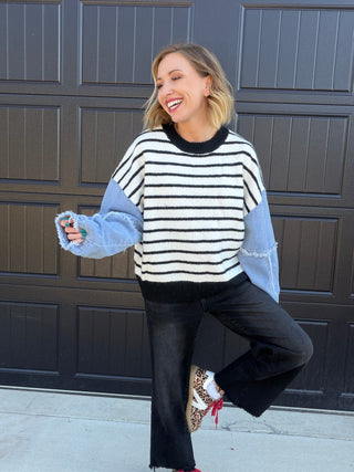 Treat me Good Stripe Sweater