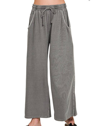 Charcoal Everyday Wide-Leg Lounge Pant