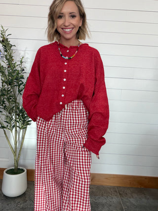 The Everyday Chic Button-Down Knit Cardigan-RUBY