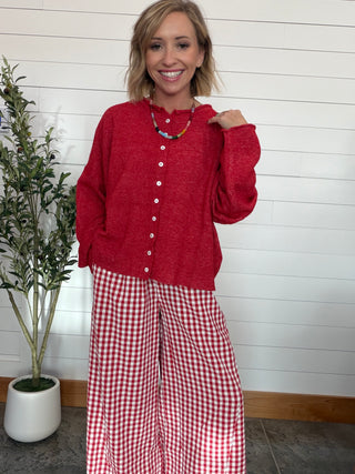 The Everyday Chic Button-Down Knit Cardigan-RUBY
