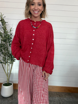 The Everyday Chic Button-Down Knit Cardigan-RUBY