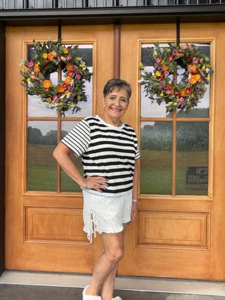 Stripes on End Top
