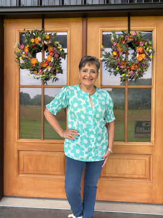 Mint to Bloom Floral Top