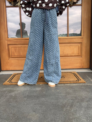 PolkaDot Wide Leg Pants