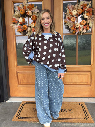 PolkaDot Wide Leg Pants