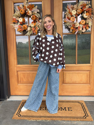 PolkaDot Wide Leg Pants