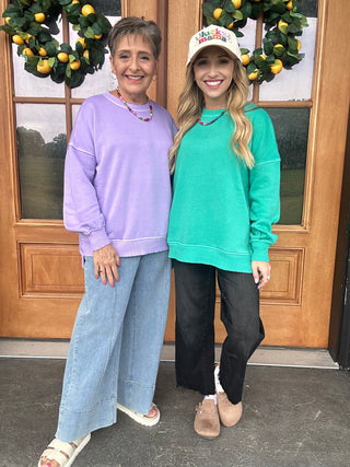 Rhonda Lavender Pullover