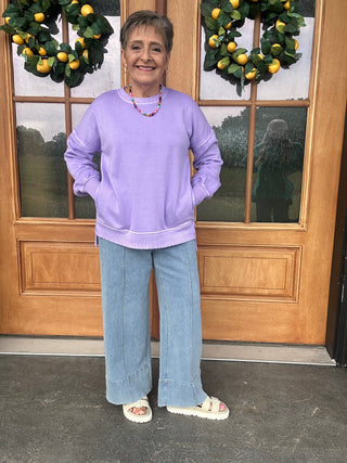 Rhonda Lavender Pullover