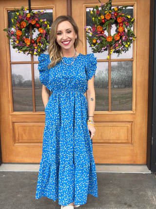 Bluebell Breeze Midi Dress