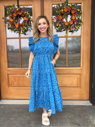 Bluebell Breeze Midi Dress