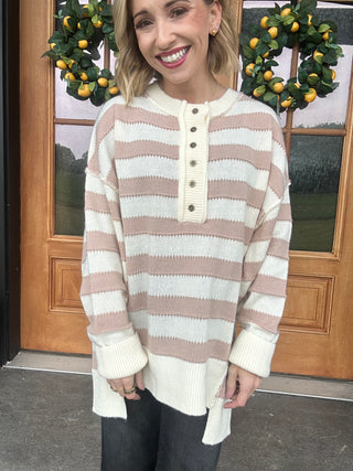 Stripe Cozy Sweater