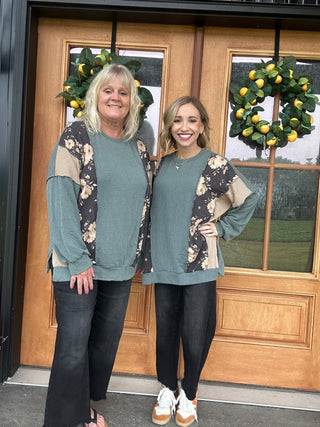 Vintage Olive Fame Top