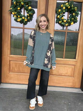 Vintage Olive Fame Top