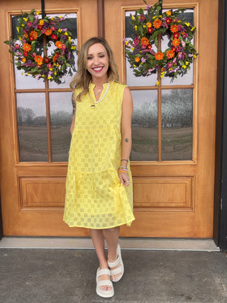Sunshine Days Textured Dress