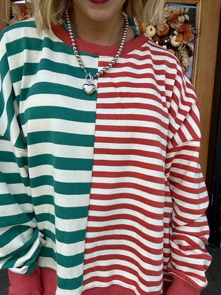 Golden Hour Stripe Pullover