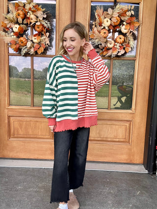 Golden Hour Stripe Pullover