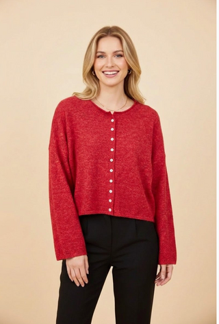 The Everyday Chic Button-Down Knit Cardigan-RUBY